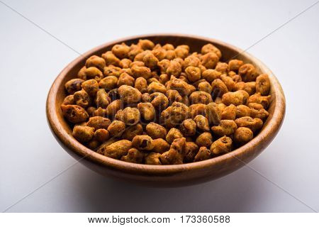 indian Spiced coated fried or tasty delicious Masala peanut.