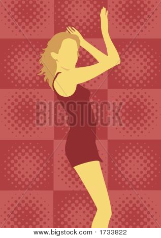 Dancing Woman Red