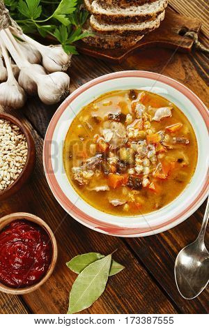 Rassolnik With Chicken Giblets