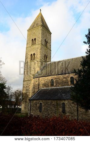 A view of a church building in Bo'Ness