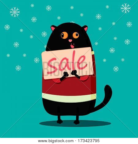 detective cat vector illustration business logo template