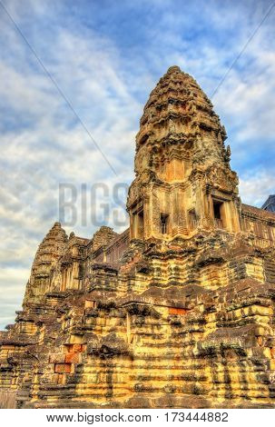 Bakan, the central sanctuary of Angkor Wat - Siem reap, Cambodia. UNESCO world heritage site