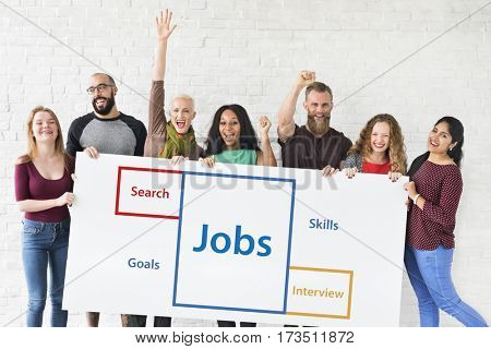 Recruitment Jobs Career Hiring Vacancy Word