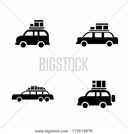Van Logistics and Transport Icons vector design support eps10.