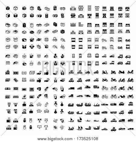 Box, Transport, Money And Shop Set 256 Item Icons