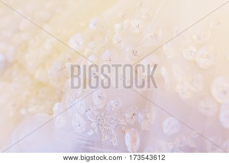 Wedding dress and beautiful shoes decoration beauty wedding bride