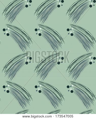 mysterious abstract pattern with circles on a light green background