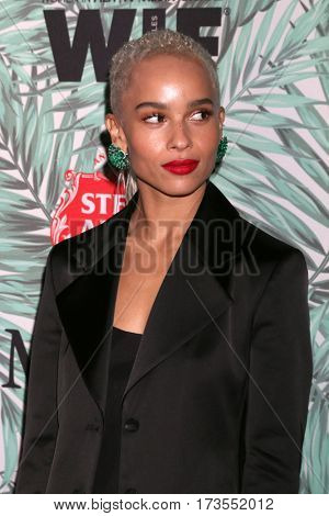 LOS ANGELES - FEB 24:  Zoe Kravitz at the 10th Annual Women in Film Pre-Oscar Cocktail Party at Nightingale Plaza on February 24, 2017 in Los Angeles, CA
