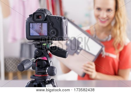 Showing Shopping On A Video
