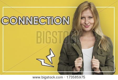 Connection Link Network Togetherness Associated