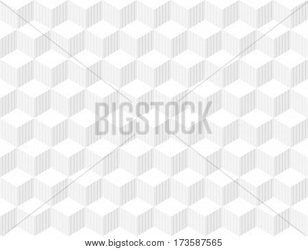 White texture box shape wall seamless pattern