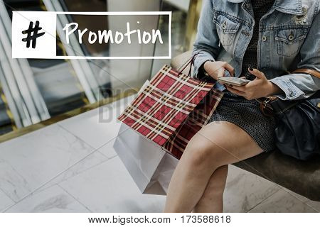 Promotion Enjoyment Shopaholics Customer Store