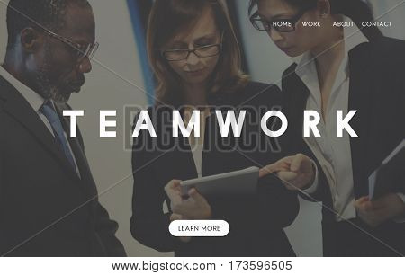 Business Teamwork Teamup Strategy Planning