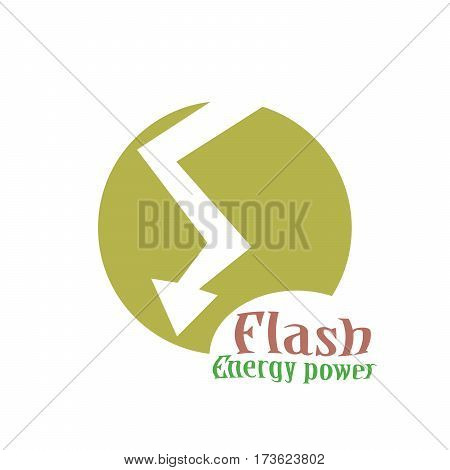 Lighting Bolt Flash Logo Design Template. Fast Quick Rapid Icon Concept Symbol. Thunderbolt Logotype
