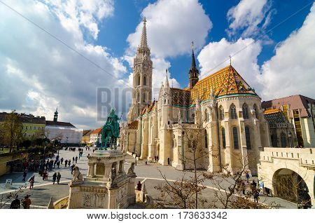Matthias Church Is A Roman Catholic Church Located In Budapest, Hungary
