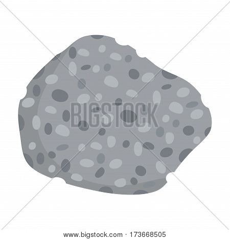 Semi precious gemstone jewel natural precious vector stone and mineral colorful shiny jewelry material agate geology crystal isolated illustration. Granite chalcedony beauty amethyst.