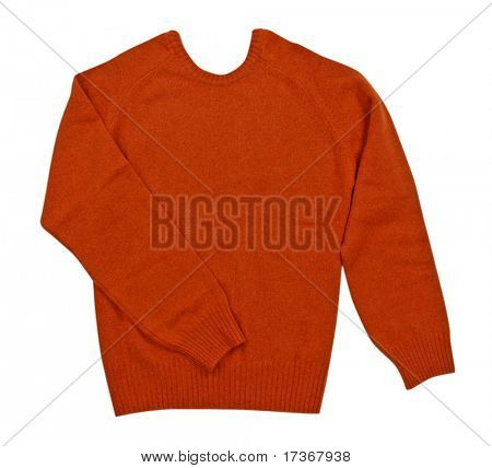jaqueta blusa de lã vermelha