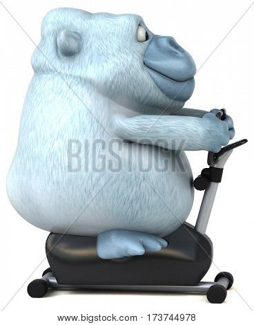 Fun yeti - 3D Illustration