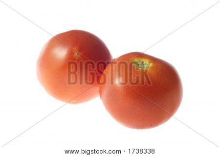 zwei rot tomaten