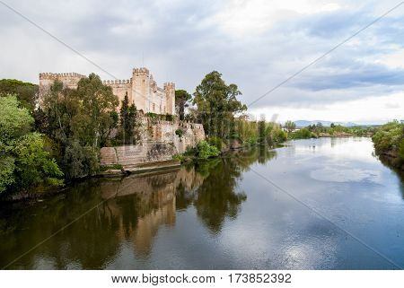 Castle of Malpica de Tajo (Toledo, Spain), on the banks of the Tajo River