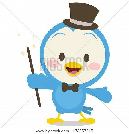 Character of magician dove vector collection stock