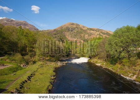 River Leven Kinlochmore near Kinlochleven Scotland UK in summer