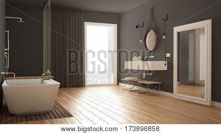 Classic Bathroom, Modern Minimalistic Interior Design