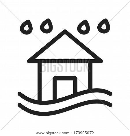 Snow, heavy, storm icon vector image. Can also be used for disasters. Suitable for mobile apps, web apps and print media.