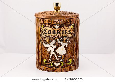 a cookie jar we received as a wedding present