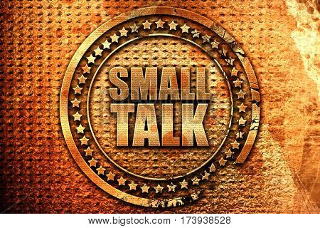 smalltalk, 3D rendering, metal text