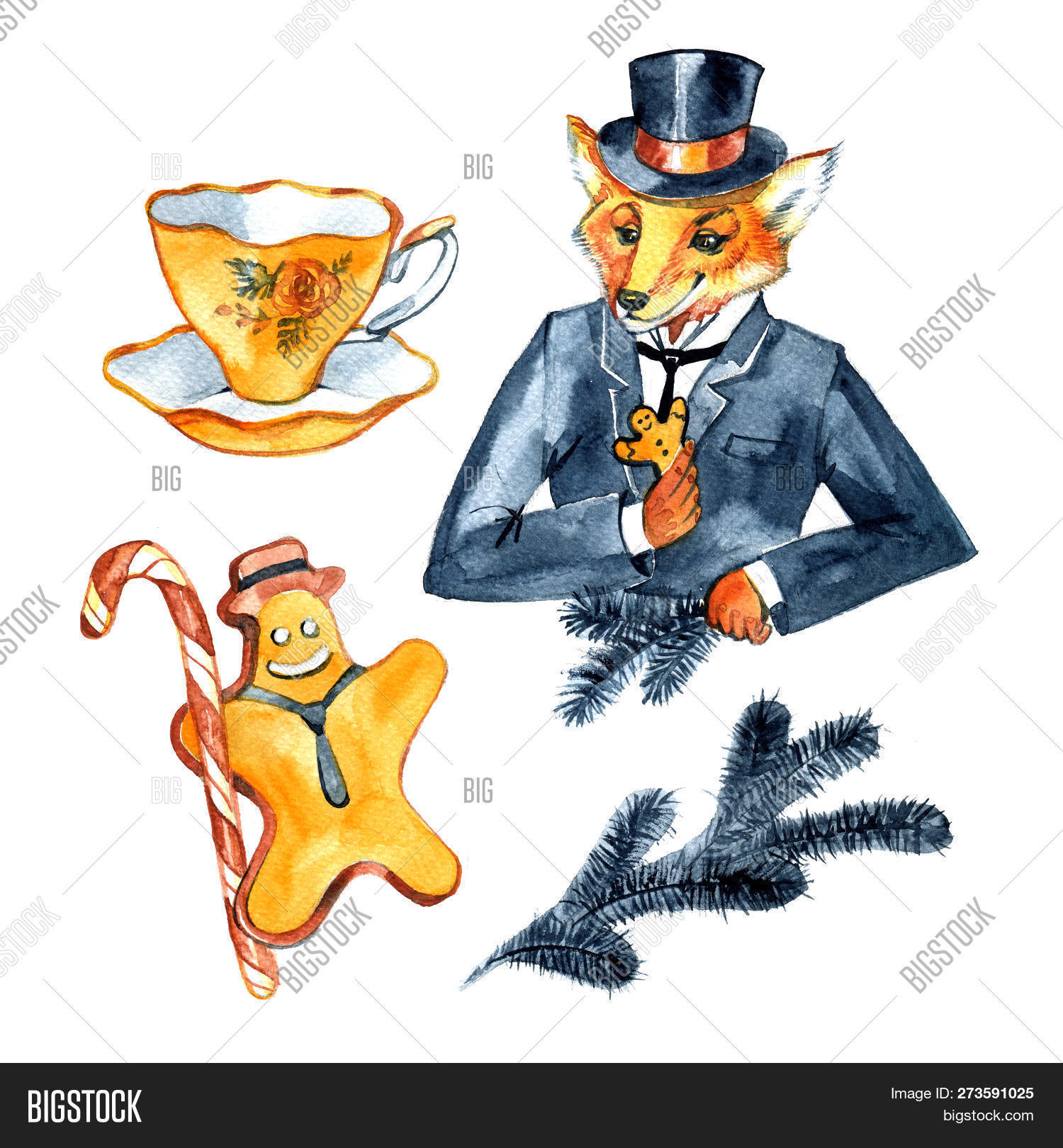 Christmas Fox Suit Top Image \u0026 Photo 