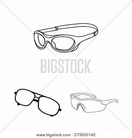 Vector Illustration Of Summer And Beach Icon. Collection Of Summer And Fashion Stock Vector Illustra