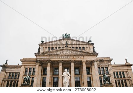 Beautiful View Of The Concert House In Berlin In Germany.