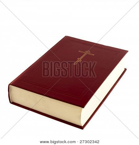 Bibel aislado en blanco