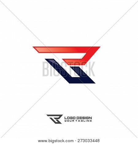 R Symbol Logo Template. R Letter Company Logo Design