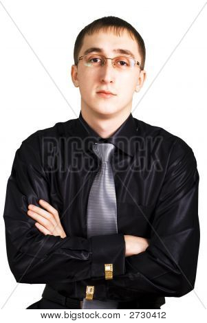 Uomo di ritratto d'affari