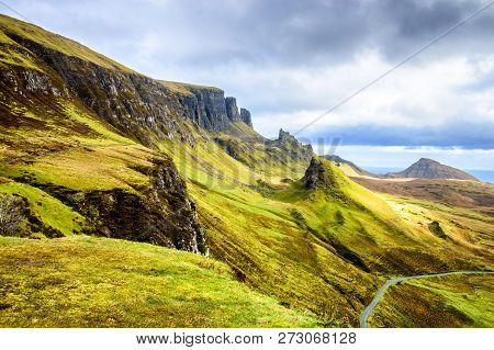 Old Man Of Storr In Scotland, Isle Of Skye