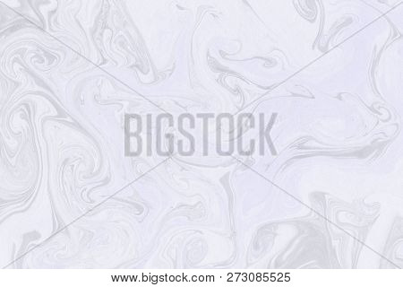 Suminagashi Marble Texture Hand Painted With Indigo Ink. Digital Paper 820 Performed In Traditional 