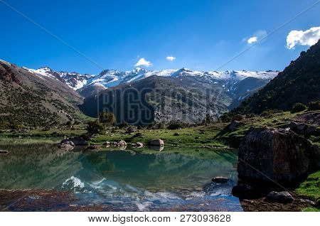 Central Asia, Bautiful Lake In The Mountains, Tajikistan