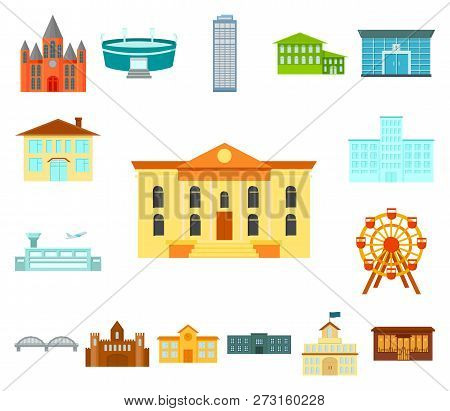 Building Repair Cartoon Icons In Set Collection For Design.building Material And Tools Vector Symbol