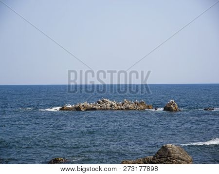 The View To The Sea From Naksansa Temple, South Korea