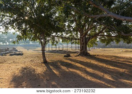 Ancient Civilization In Hampi.