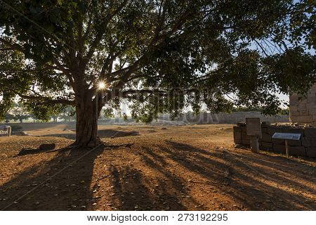 Ancient Civilization In Hampi.