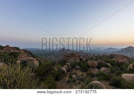 Sunrise In Humpi, State Karnataka, India.