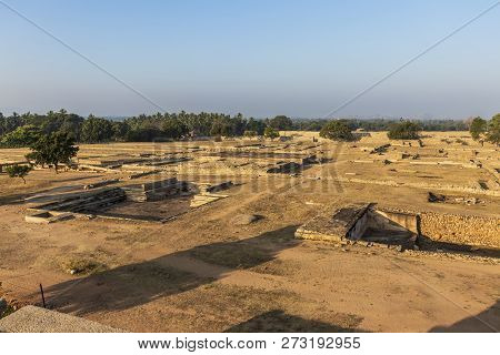Ancient Civilization In Hampi.