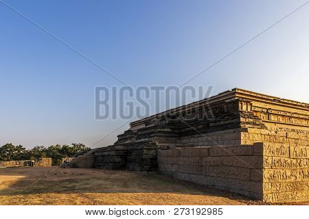 Ancient Civilization In Hampi.