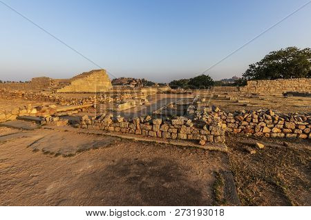 Ancient Civilization In Hampi.