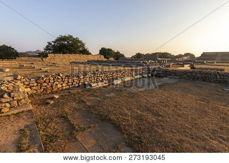 Ancient Civilization In Hampi.