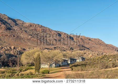 Cederberg, South Africa, August 23, 2018: Chalets At Sanddrif Holiday Resort In The Cederberg Mounta