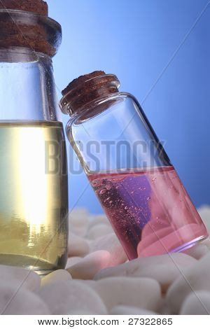 nálevem masáž olejem a kůže péče o produktu